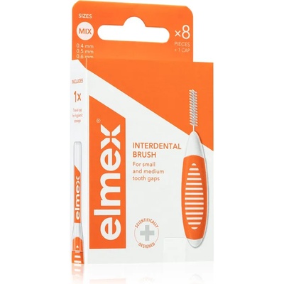 Elmex Interdental Brush четки за междузъбно пространство Sizes mix 8 бр