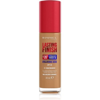 Rimmel Lasting Finish 35H Hydration Boost hydratační make-up SPF20 403 Golden Caramel 30 ml