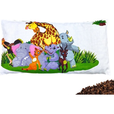 VFstyle pohankový polštářek 30x15 cm Zoo
