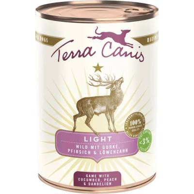 Terra Canis Light Game с краставица, праскова и глухарче 400 г