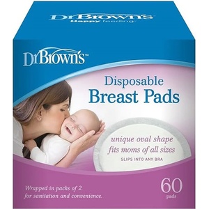 Dr. Brown's Подплънки за кърмачки Dr. Brown's - 60 броя (72239300251)