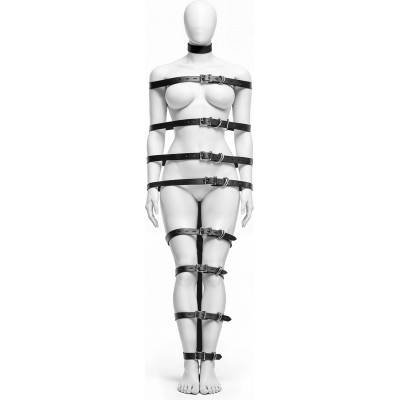 Master Series Backbone Full Body Harness Black