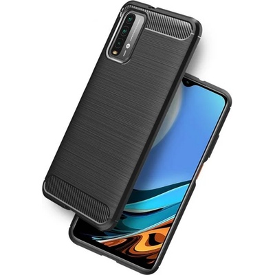 Xiaomi Anti Shock гръб Carbon за Xiaomi Redmi 9T/Poco M3, Черен (3448)