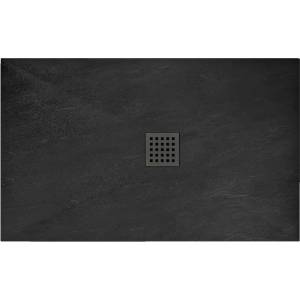 Rea Правоъгълно душ корито Rea Rock 90x120 черно (5902557355402)