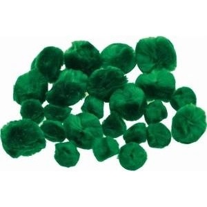 Brewista Fluffy green pompons 24pcs