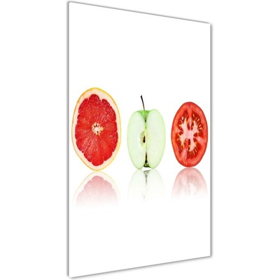 Vertikálny foto obraz sklenený Ovocie a zelenina 50x100 cm