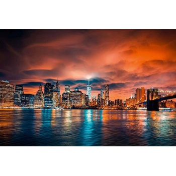 DIMEX ART s. r. o Флизелинов фототапет ню йорк по залез 375 x 250 см