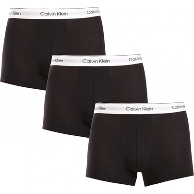 Calvin Klein Extra Soft Cotton Stretch Trunk 3-Pack Black