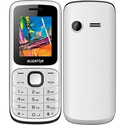 ALIGATOR D210 Dual SIM bílo-černá – Zboží Živě