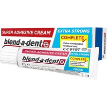 Blend-a-dent Extra Stark Fresh fixačný krém na zubné náhrady, zubné protézy 47 g