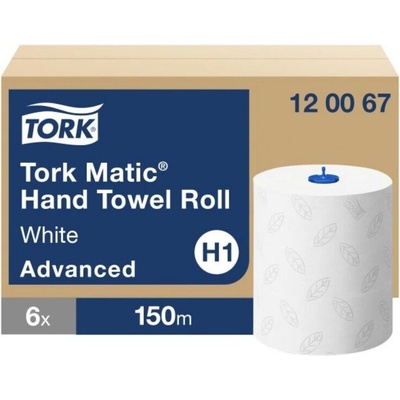 TORK 290016 Matic Premium H1, dvojvrstvové, biele, 120 m