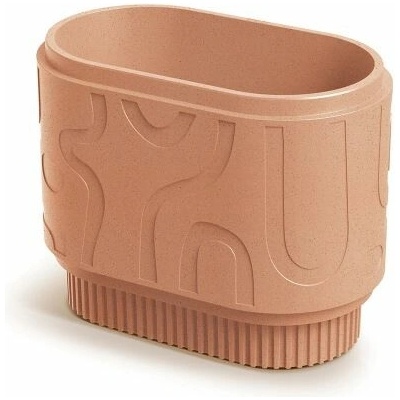 Prosperplast Kvetináč FOLKA ROUND CASE 60 cm terakota