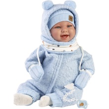 Llorens NEW BORN realistická bábätko so zvukmi a mäkkým látkovým telom 44 cm