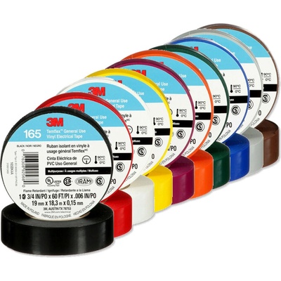 3M Temflex 165 izolačná páska 15 mm x 10 m čierná