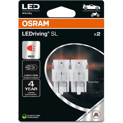 Osram LEDriving SL W21/5W 1,7W 12V W3X16Q 7515DRP-02B