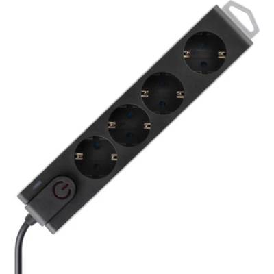 Somogyi Elektronic 4 Plug 3 m Switch (NVT 4K-3/BK)