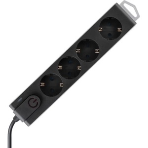 Somogyi Elektronic 4 Plug 3 m Switch (NVT 4K-3/BK)