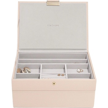 Stackers Кутия за бижута на две нива Stackers Бела (76889)