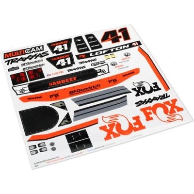 Traxxas Стикери Traxxas Unlimited Desert Racer Fox Edition