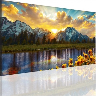 Divio Obraz na plátně hory, vzor 15088 Velikost: 30x60 cm
