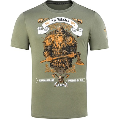 M-Tac Viking tričko s potlačou light olive