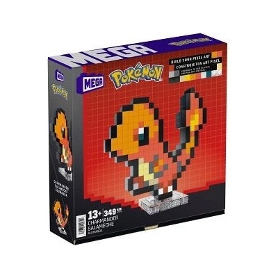 Mega Bloks Mega Pokémon Pixel art - Charmander – Zboží Dáma