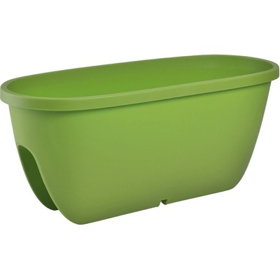 Gardenico Balkónový kvetináč na zábradlie Balconia OVI zelený 60 cm