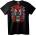 NOONEBRAND Тениска с метъл дизайн на Skull - 2XL, White