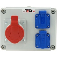 Rozvaděč TED 230 V IP44 16 A