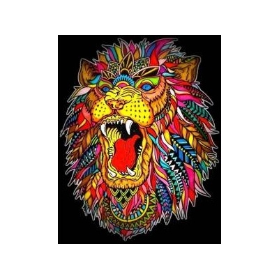 Colorvelvet - Włochy Velvet coloring page 47x35 Roar of the Lion