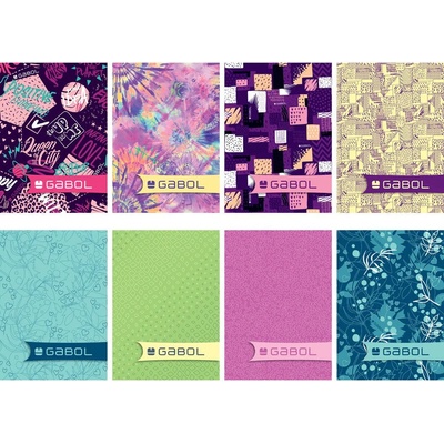 Gabol Тетрадка gabol А5 80л, ред - момичета