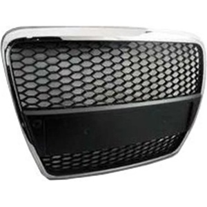  Решетка без емблема Audi A6 4F (2004-2008) - с хром рамка RS Look (GRAU37)