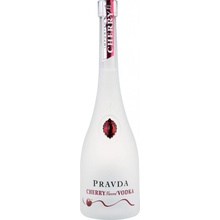Pravda Vodka Cherry 37,5% 0,7 l (čistá fľaša)