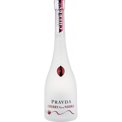 Pravda Vodka Cherry 37,5% 0,7 l (čistá fľaša)