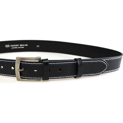 Penny Belts pánský kožený opasek 25-2-B-M černý