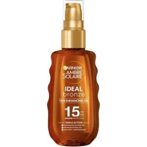 Garnier Ambre Solaire Ideal Bronze SPF15 Бронзиращо слънцезащитно олио 150 ml