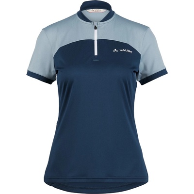 Vaude Дамска фланелка с къс ръкав за колоездене Vaude Women's Matoso Hzip T-Shirt Cycling jersey - Nordic Blue - размер 36 (EU) (156-3084-0111)
