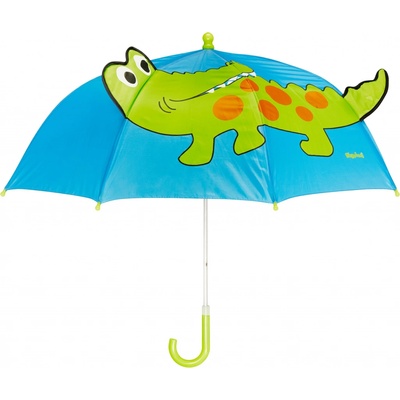 Playshoes Krokodýl deštník dětský modro zelený