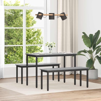 vidaXL Пейка Сив Сонома 110 x 35 x 45 cm Инженерно дърво (892599)