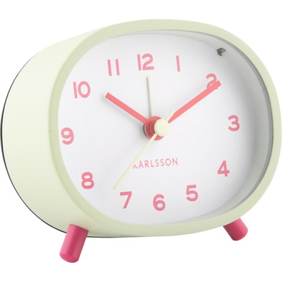 Karlsson Будилник Cheeky, пастелно зелен (KA6025LG)