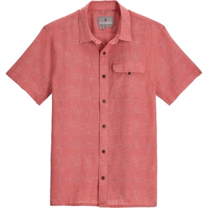 Royal Robbins Мъжка риза с копчета Royal Robbins Hempline Spaced S/S Shirt - Dusty Cedar (033-2706-0513)