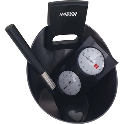 Harvia PREMIUM BLACK Nerezový set – Zboží Dáma
