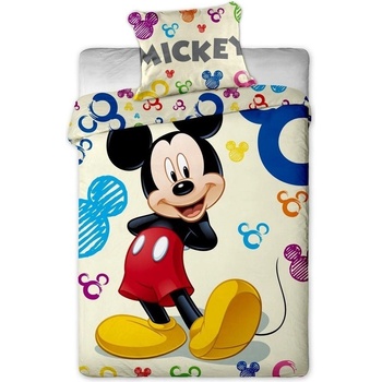 Jerry Fabrics obliečky Mickey colours bavlna 140x200 70x90