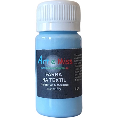Farba na tmavý textil 110 g 83 neón modrá