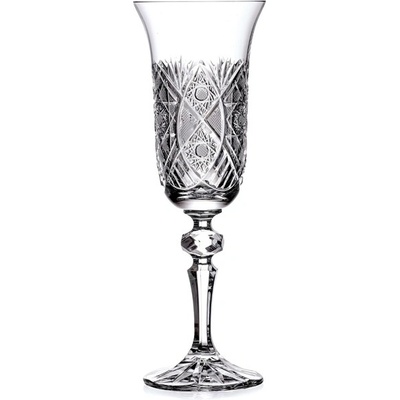 Bohemia Crystal Ručně broušené sklenice na šampaňské Bratislava 6 x 150 ml