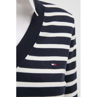 Tommy Hilfiger Пуловер Tommy Hilfiger дамски в синьо от лека материя WW0WW40098 (WW0WW40098)