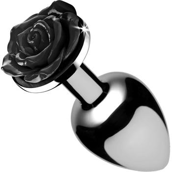 Image 1 of Booty Sparks Black Rose Butt Plug Small