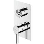 Omnires y - Скрита батерия, за 3 уреда, с корпус, хром y1237-kcr (y1237-kcr)
