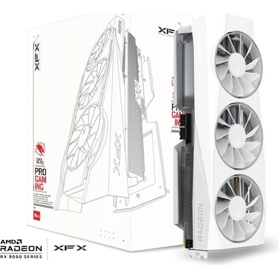 XFX Quicksilver Radeon RX 9070 XT White 16GB GDDR6 RX-97TQICKW9 – Zboží Živě