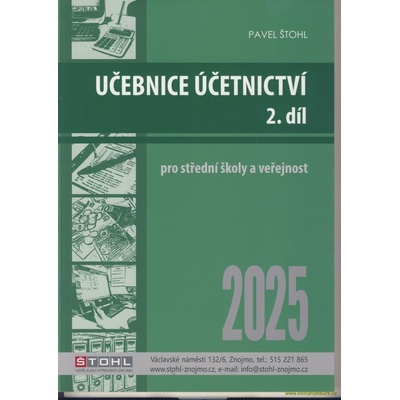 Učebnice Účetnictví II. díl 2025 - Pavel Štohl